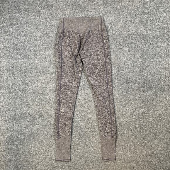 ALO Yoga Leggings Womens XS Extra Small Grey High Waist Lounge Wide Waistband - Picture 9 of 11